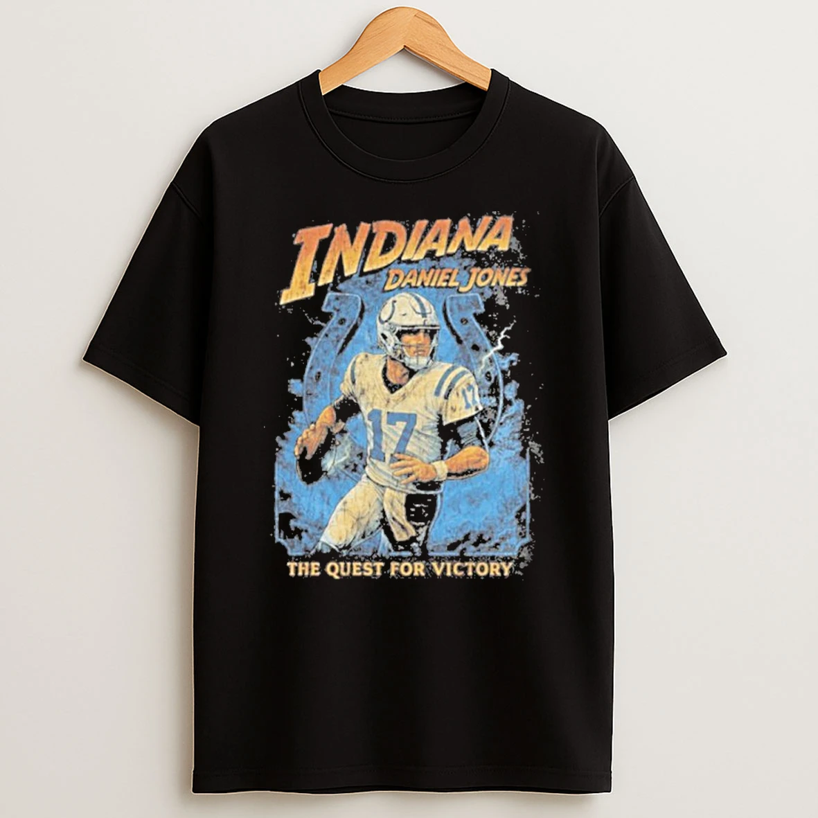 Indianapolis Daniel Jones The Quest For Victory Tshirt Hoodie