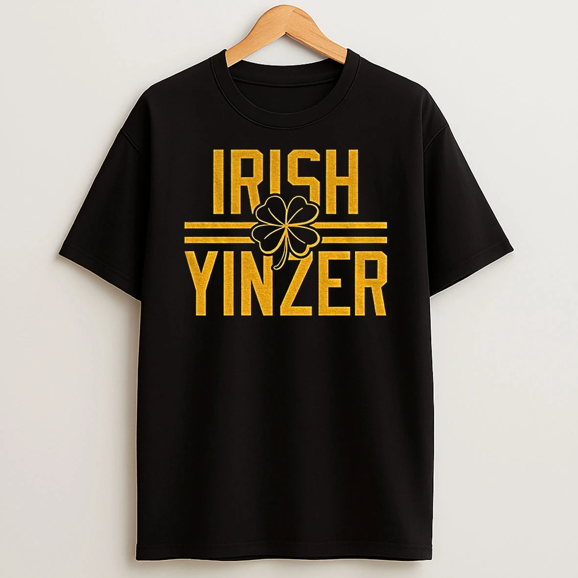 Irish Yinzer Pittsburgh St Patricks Day 412 Yinzer Nation Steel City Football Tshirt Hoodie