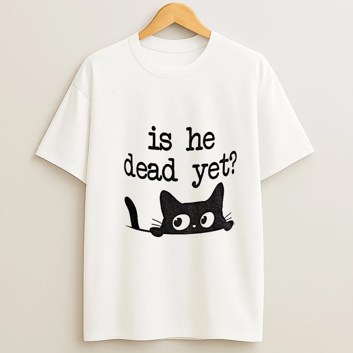 Is He Dead Yet Cute Cats Anti Maga Anti Fascism Hate Donald Trump Tshirt Hoodie