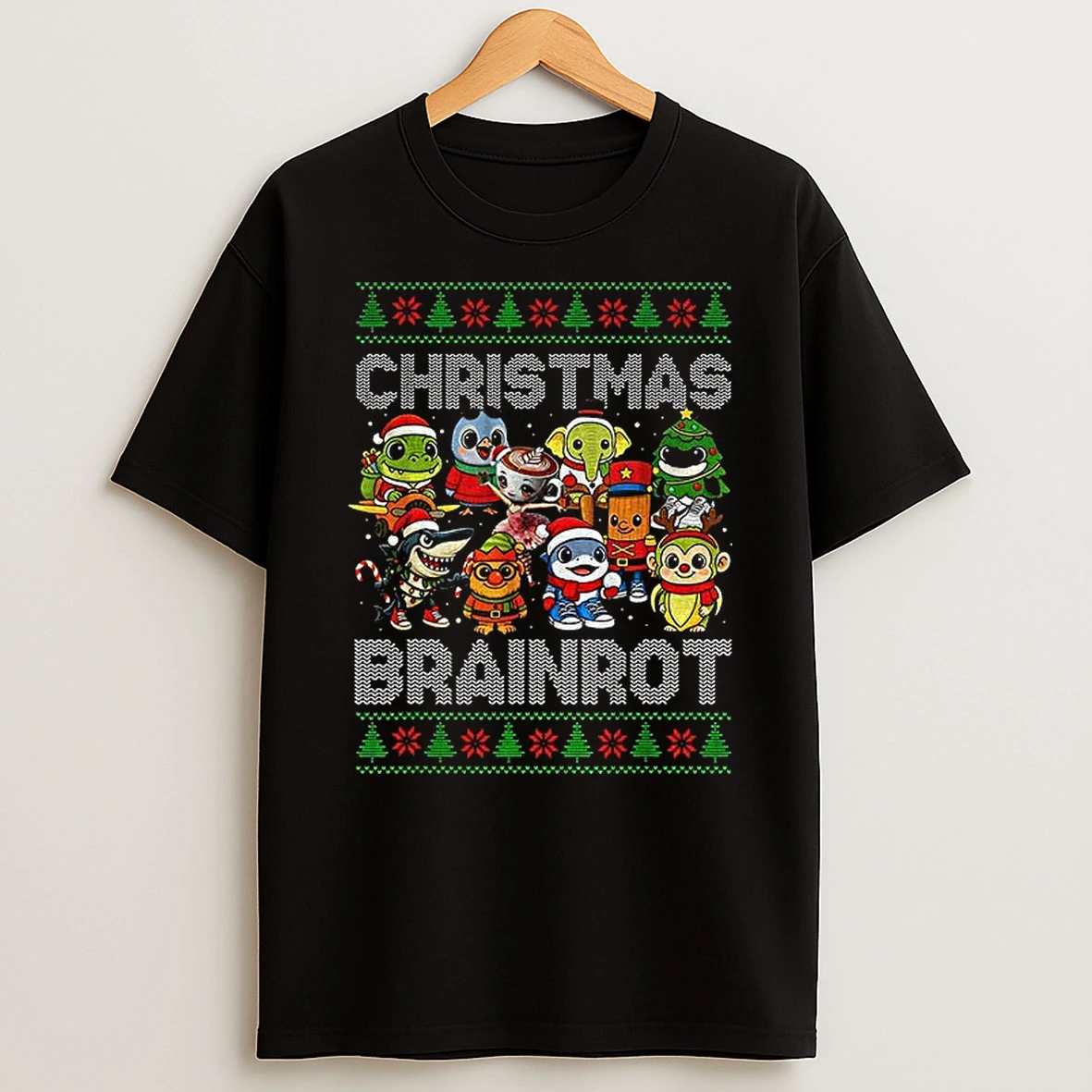 Italian Brainrot Italian Brainrot Gen Alpha Merry Christmas Brainrot Tshirt Hoodie