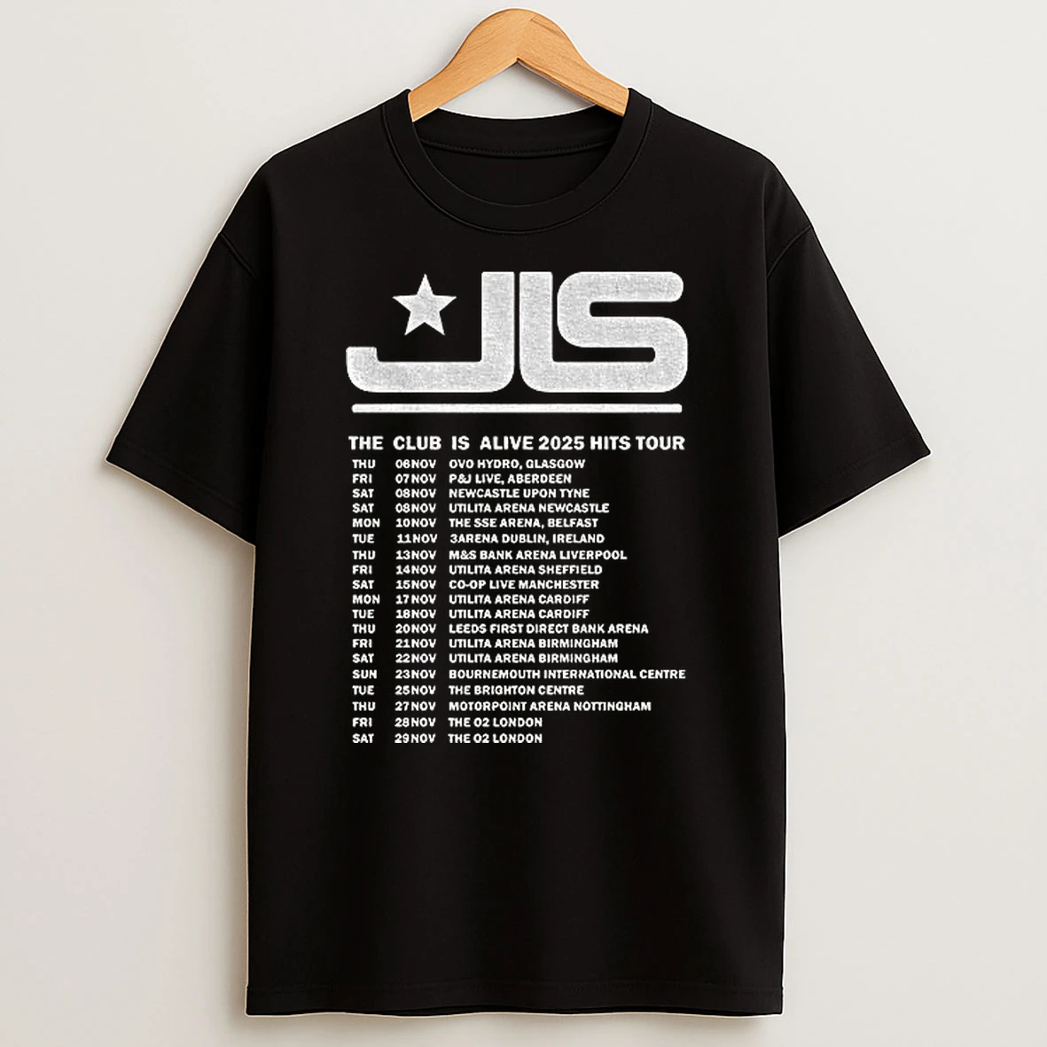Jls The Club Is Alive 2025 Hits Tour Tshirt Hoodie