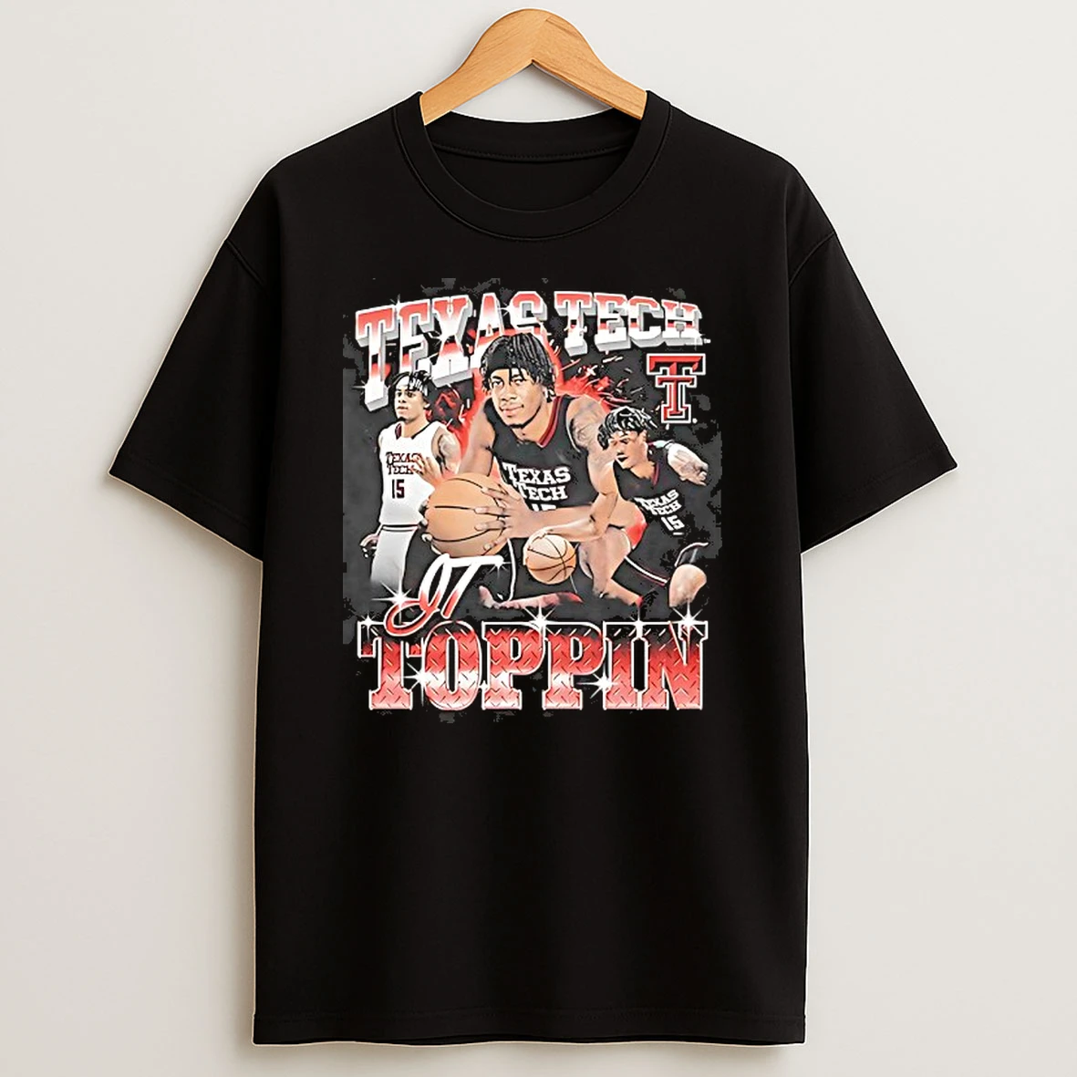 Jt Toppin Texas Tech Red Raiders Graphic Tshirt Hoodie