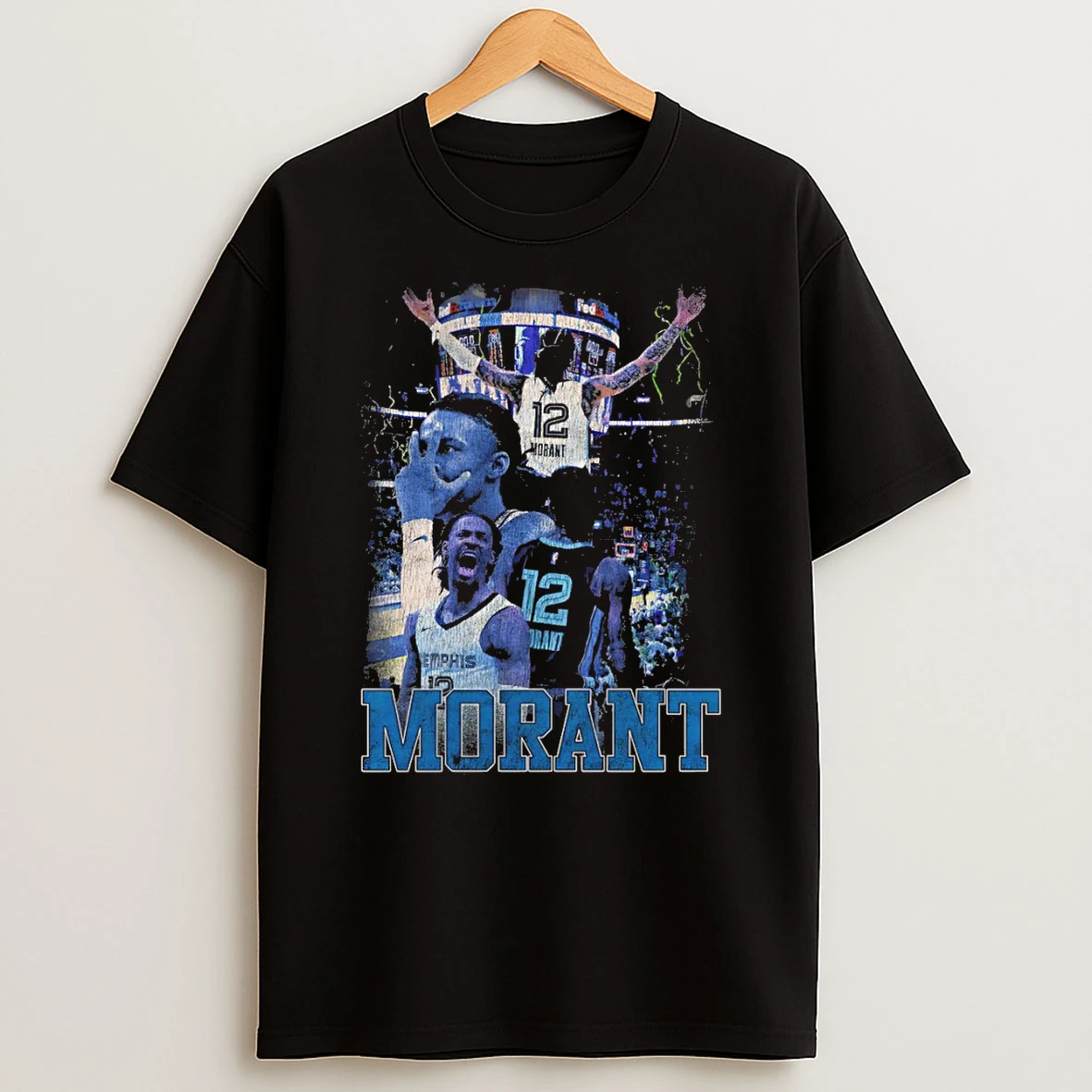 Ja Morant Vintage Nba Graphic Tshirt Hoodie