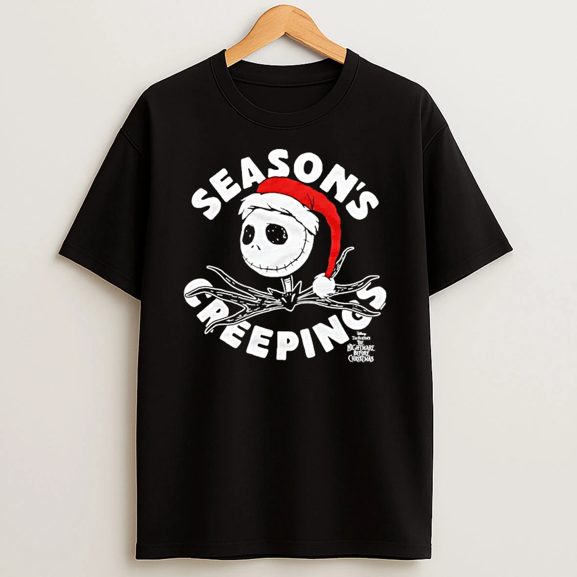 Jack Skellington Nightmare Before Christmas Seasons Creepings Tshirt Hoodie