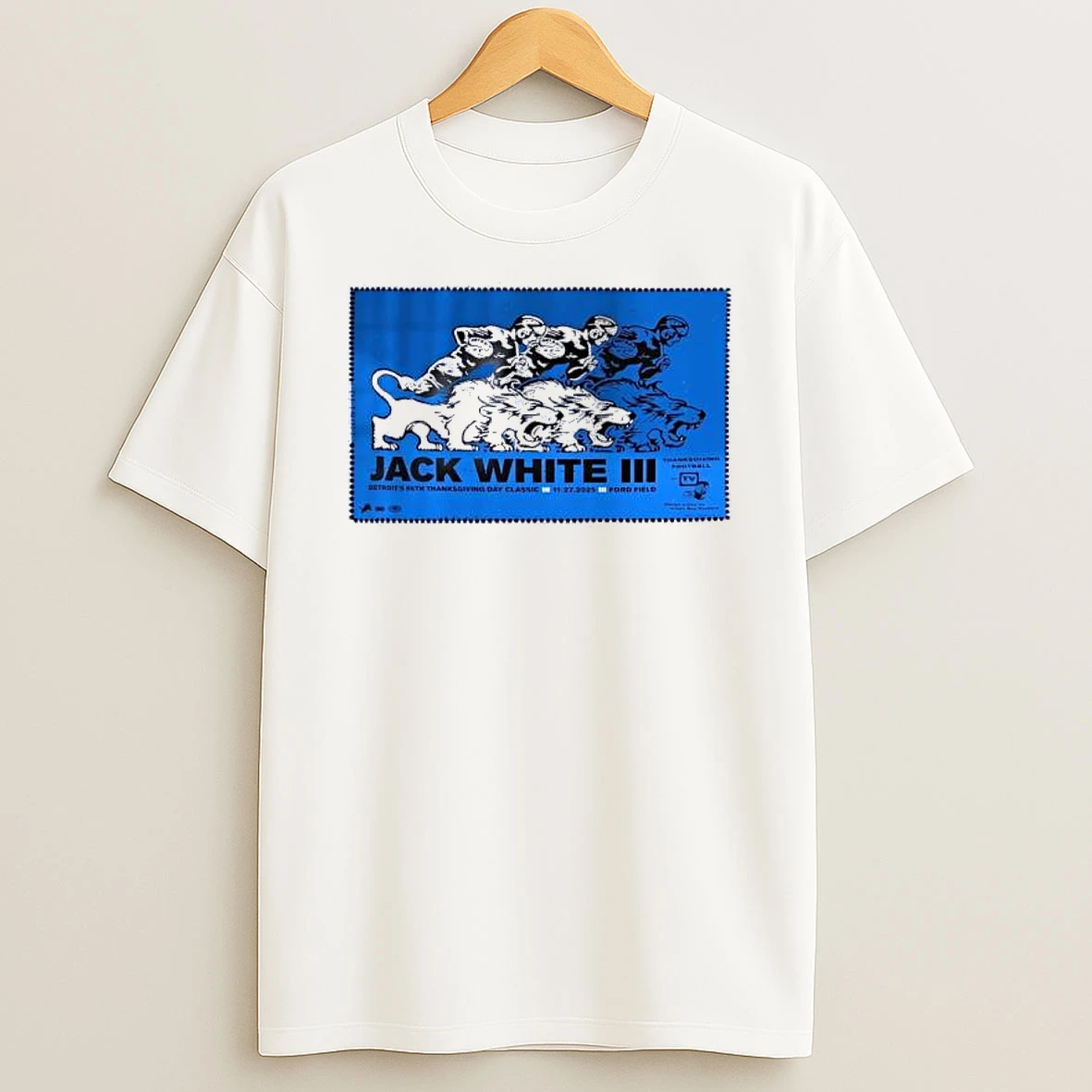 Jack White At Thanksgiving Halftime Show 2025 Tshirt Hoodie