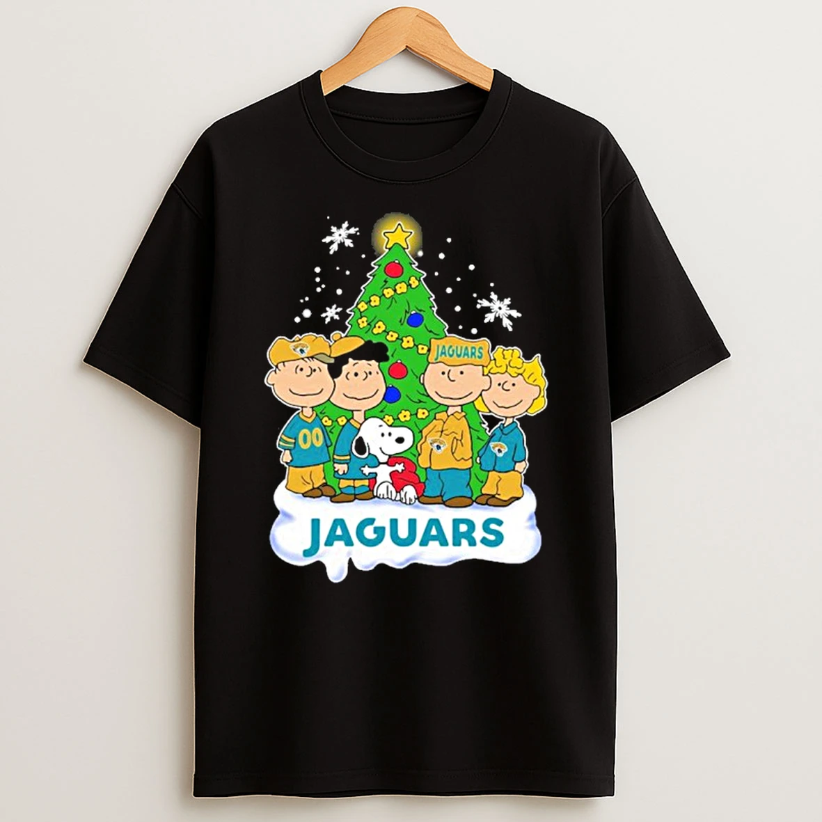 Jacksonville Jaguars X The Peanuts Christmas 2025 Tshirt Hoodie