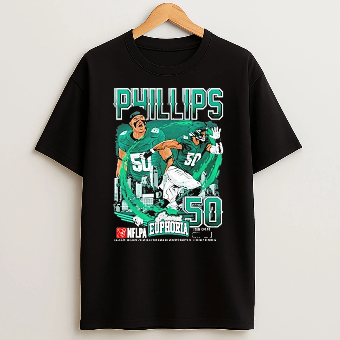 Jaelan Phillips Miami Dolphins Nflpa Player Tshirt Hoodie