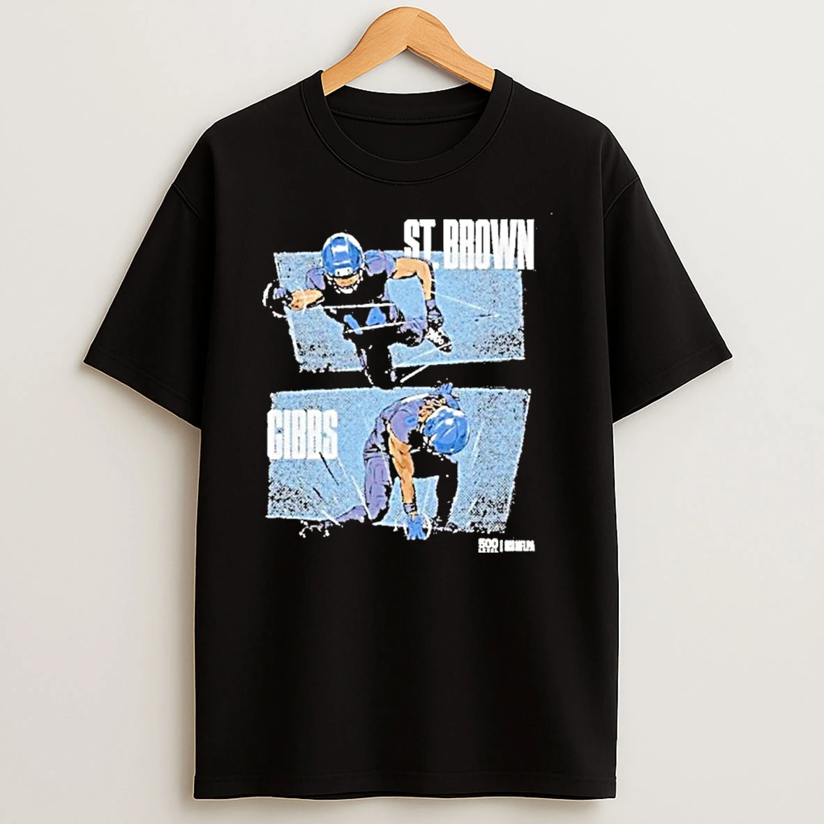 Jahmyr Gibbs Amon Ra St Brown Detroit Lions Dynamic Duo Tshirt Hoodie