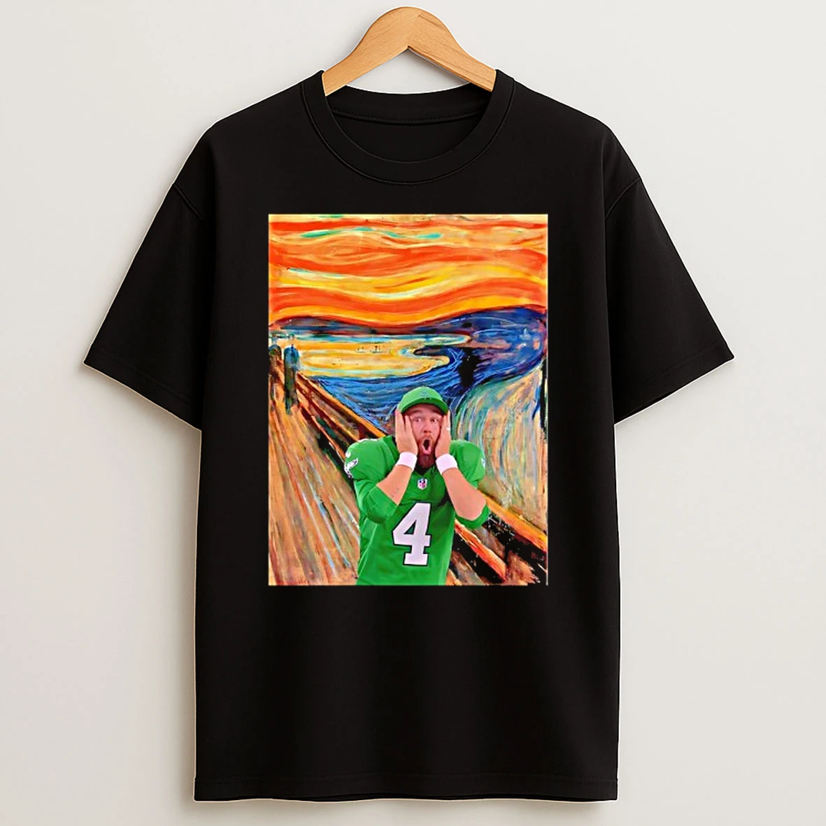 Jake Elliott Philadelphia Eagles X The Scream Parody Tshirt Hoodie