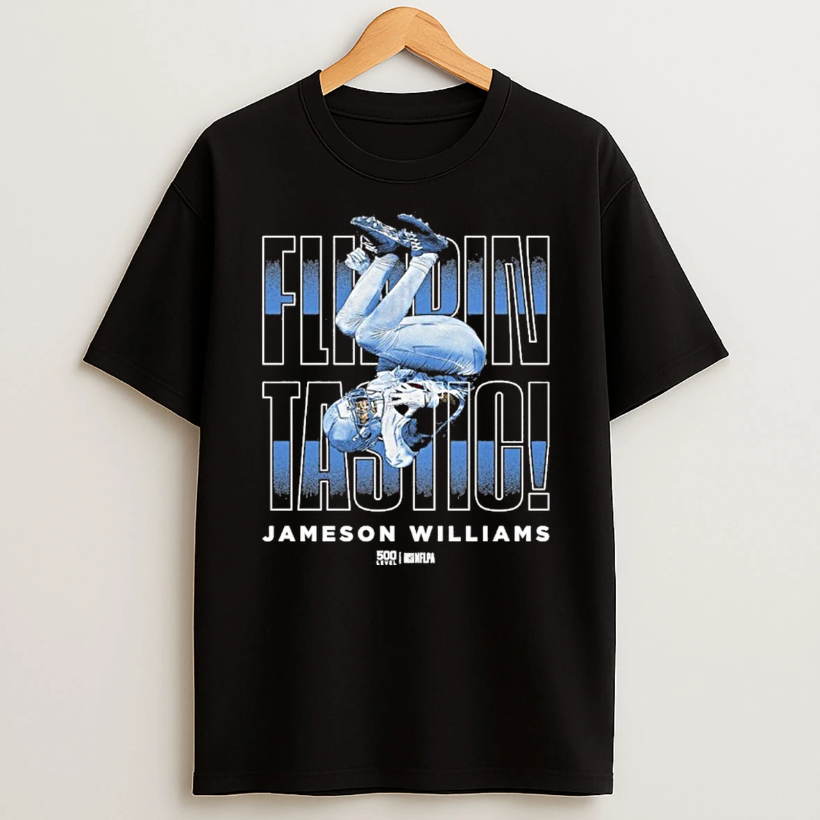 Jameson Williams Detroit Lions Flippintastic Tshirt Hoodie