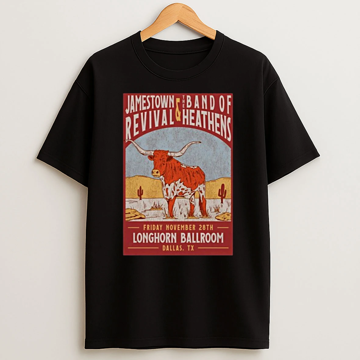 Jamestown Revival And The Band Of Heathens November 28 2025 Dallas Tx Tshirt Hoodie