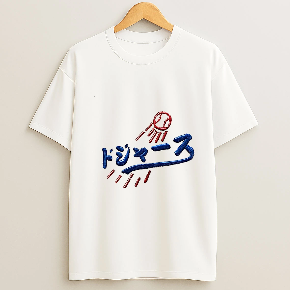 Japanese Dodgers La Baseball Tshirt Hoodie