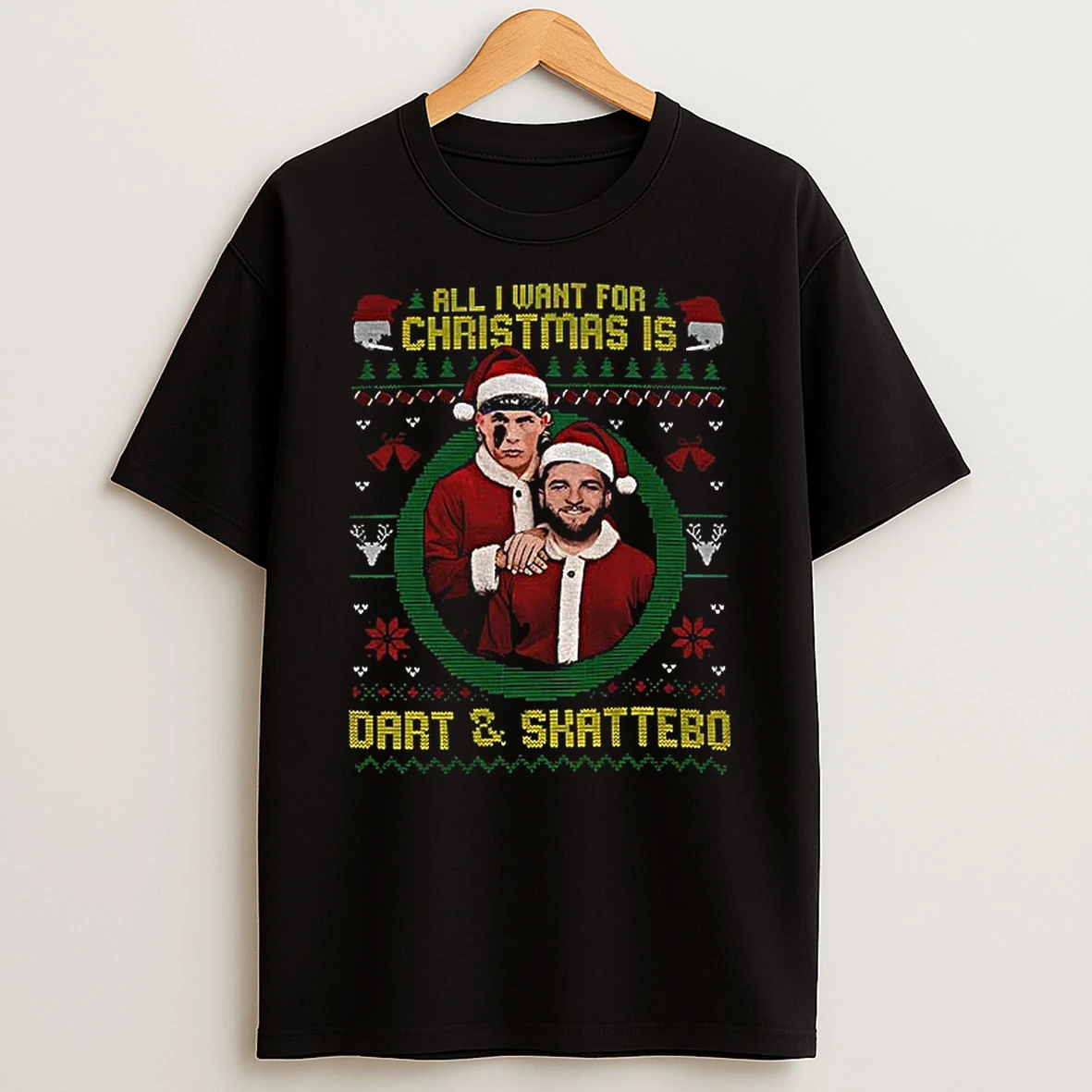Jaxson Dart And Cam Skattebo New York Giants Step Brothers Christmas Tshirt Hoodie