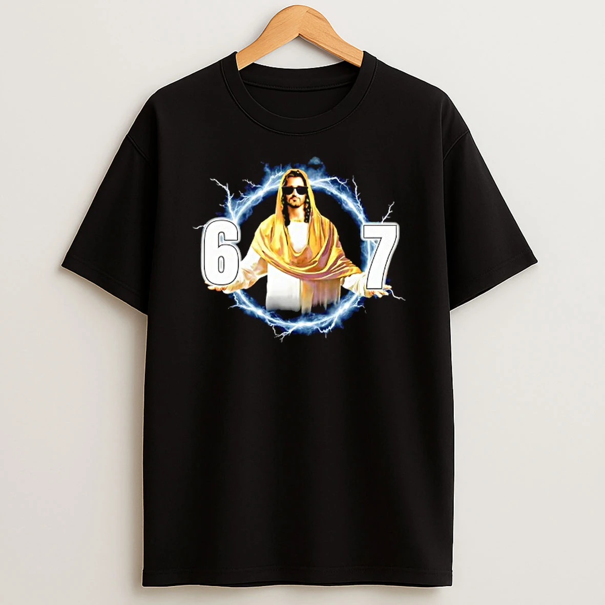 Jesus 67 Lightning Tshirt Hoodie