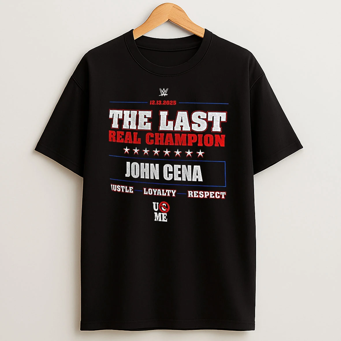 John Cena Wwe The Last Real Champion 12 13 2025 Cme Hustle Loyalty Respect Tshirt Hoodie