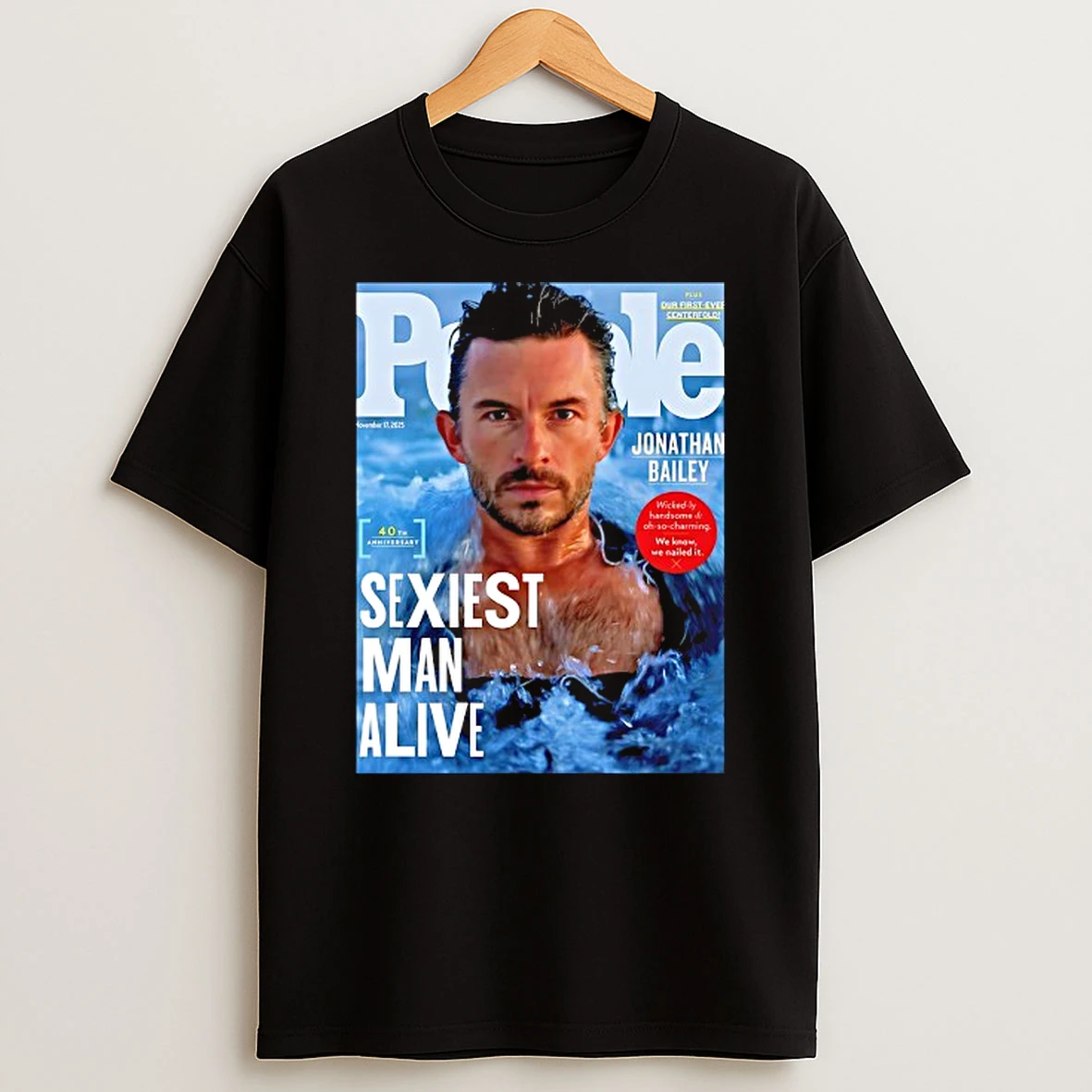 Jonathan Bailey Peoples Sexiest Man Alive 2025 Tshirt Hoodie