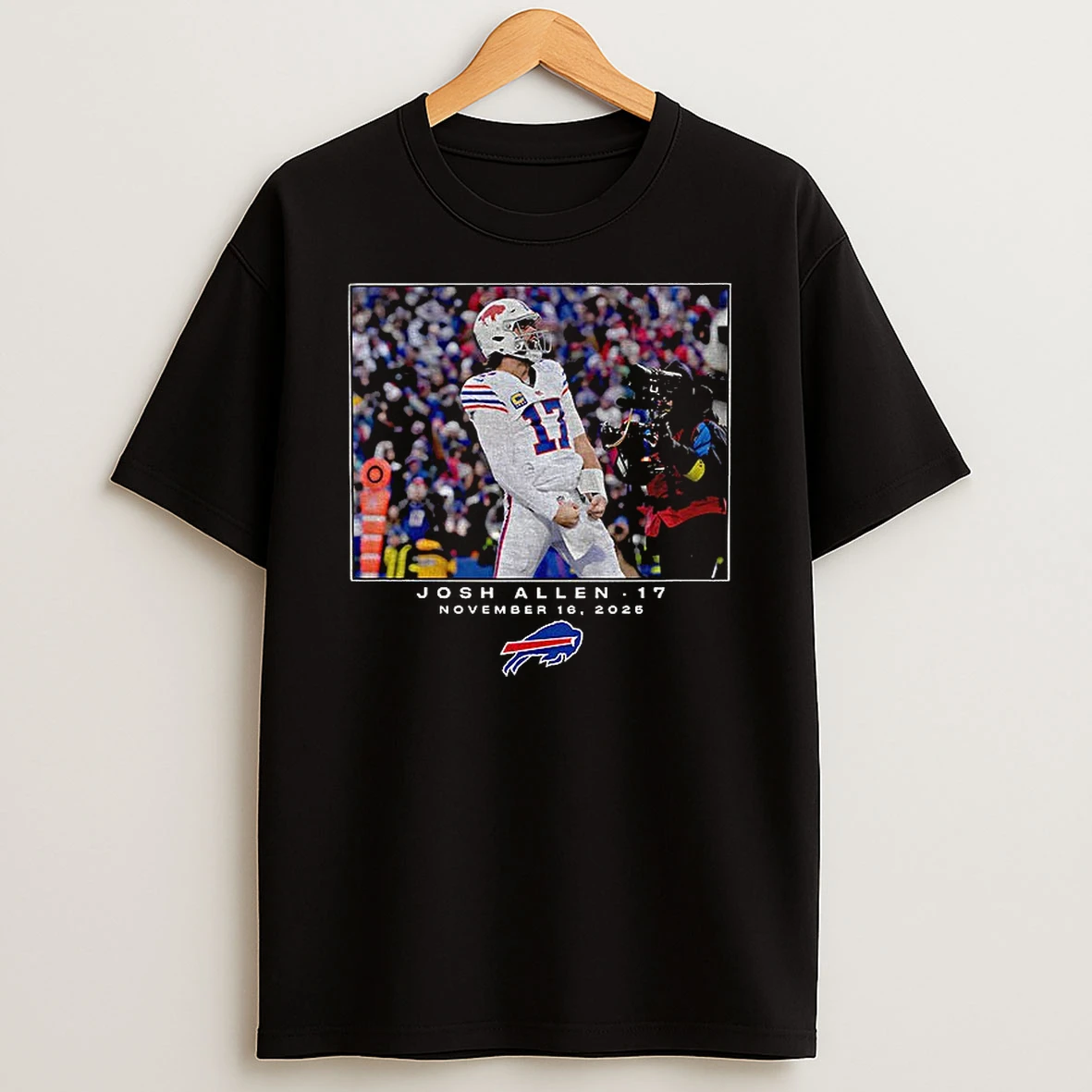 Josh Allen 17 Buffalo Bills Nfl Flash Features Week November 16 2025 Tshirt Hoodie