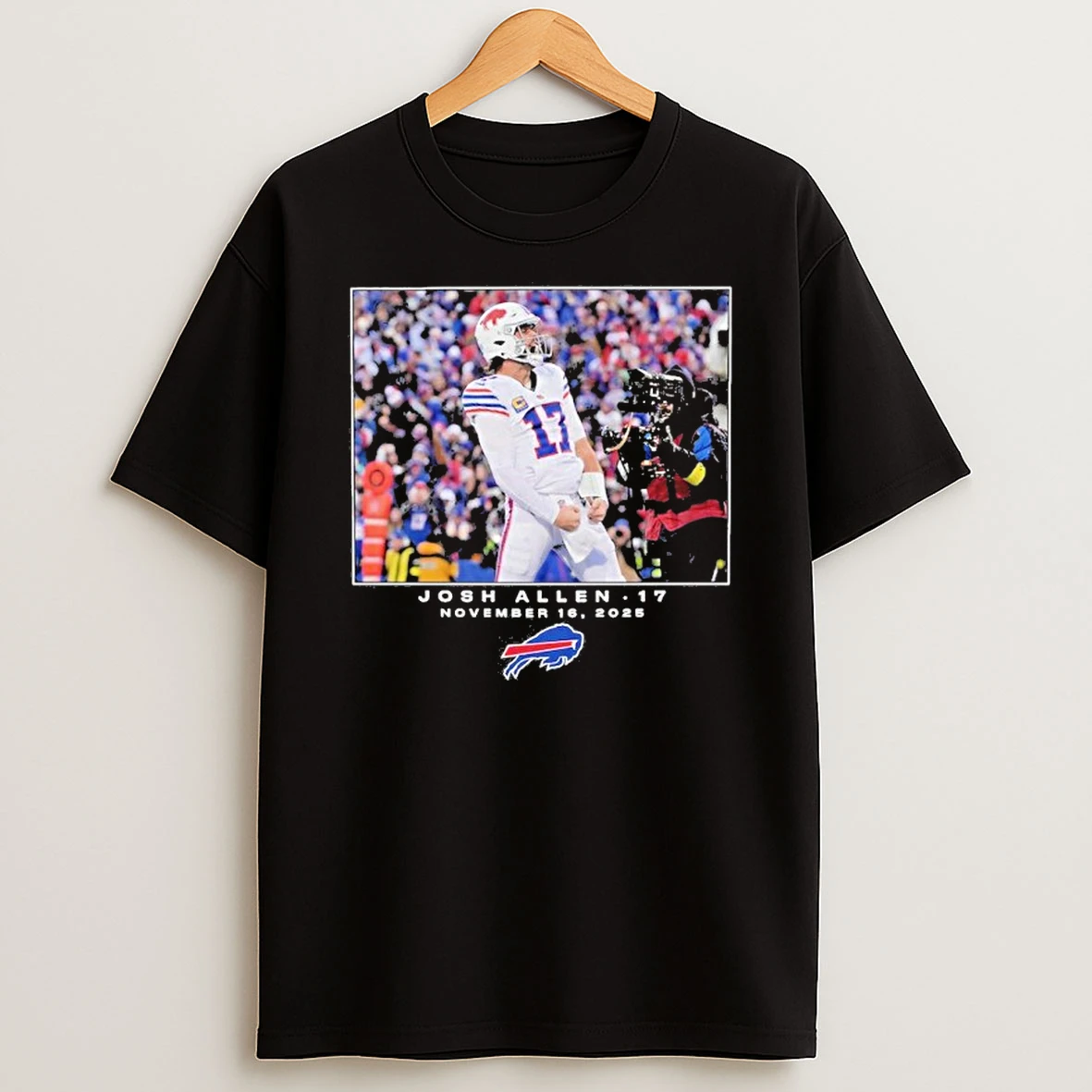 Josh Allen Buffalo Bills 2025 Nfl Flash Features Week 11 Tshirt Hoodie