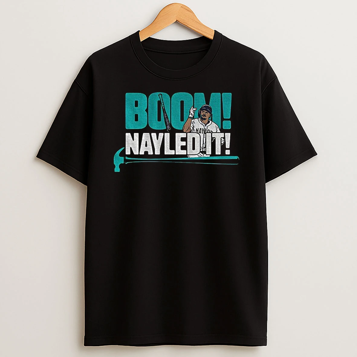 Josh Naylor Seattle Mariners Mlb Basketball Boom Nayled It Cartoon Tshirt Hoodie