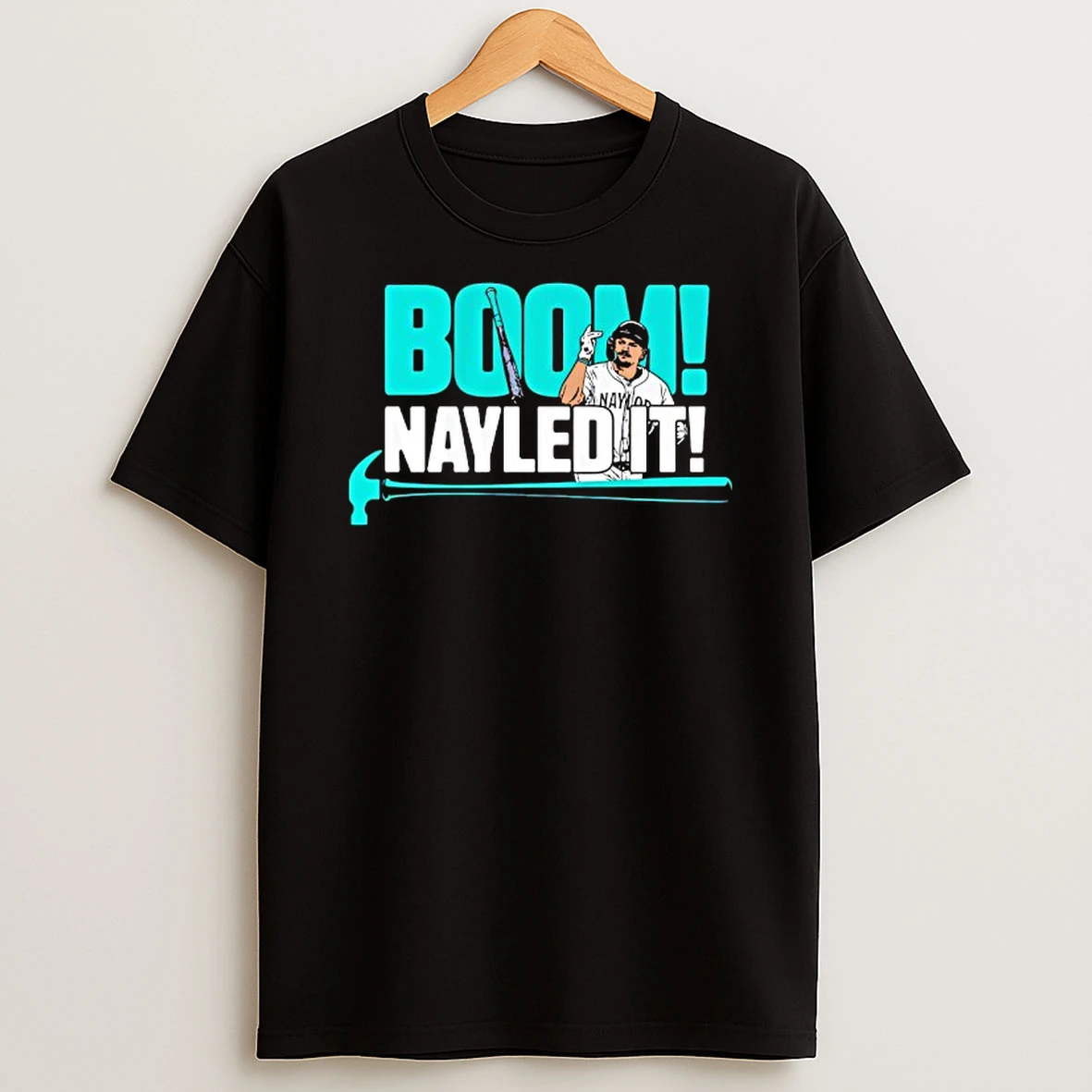 Josh Naylor Seattle Mariners Boom Nayled It Hammer Tshirt Hoodie