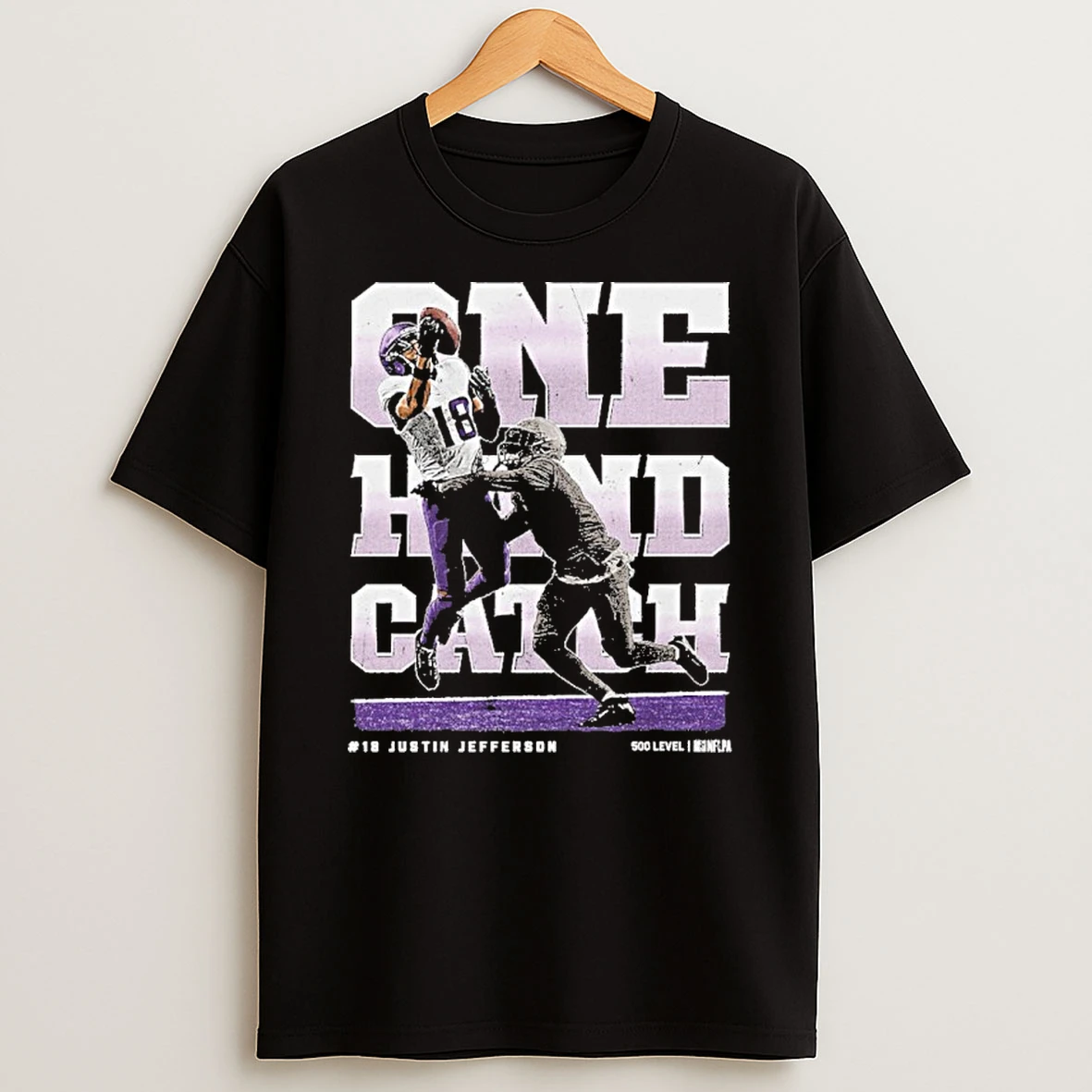 Justin Jefferson Minnesota Vikings One Hand Catch Tshirt Hoodie