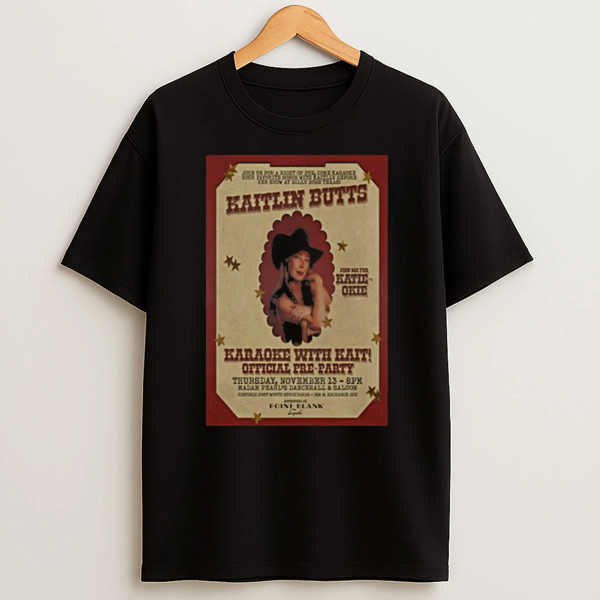 Kaitlin Butts Billy Bobs Texas Fort Worth Tx Nov 13 2025 Tshirt Hoodie