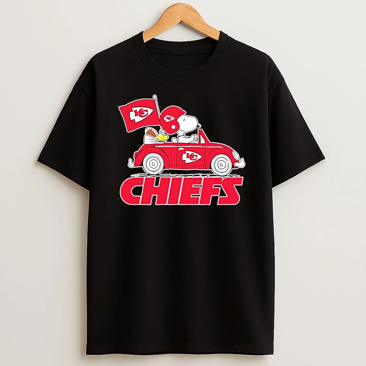 Kansas City Chiefs Football X Snoopy Drive Car Tshirt Hoodie