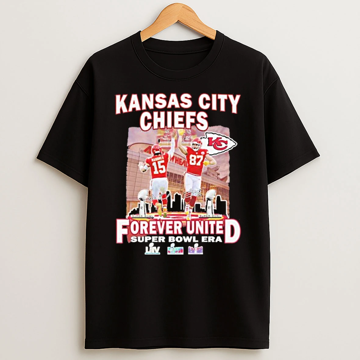 Kansas City Chiefs Forever United Super Bowl Era Signature Tshirt Hoodie