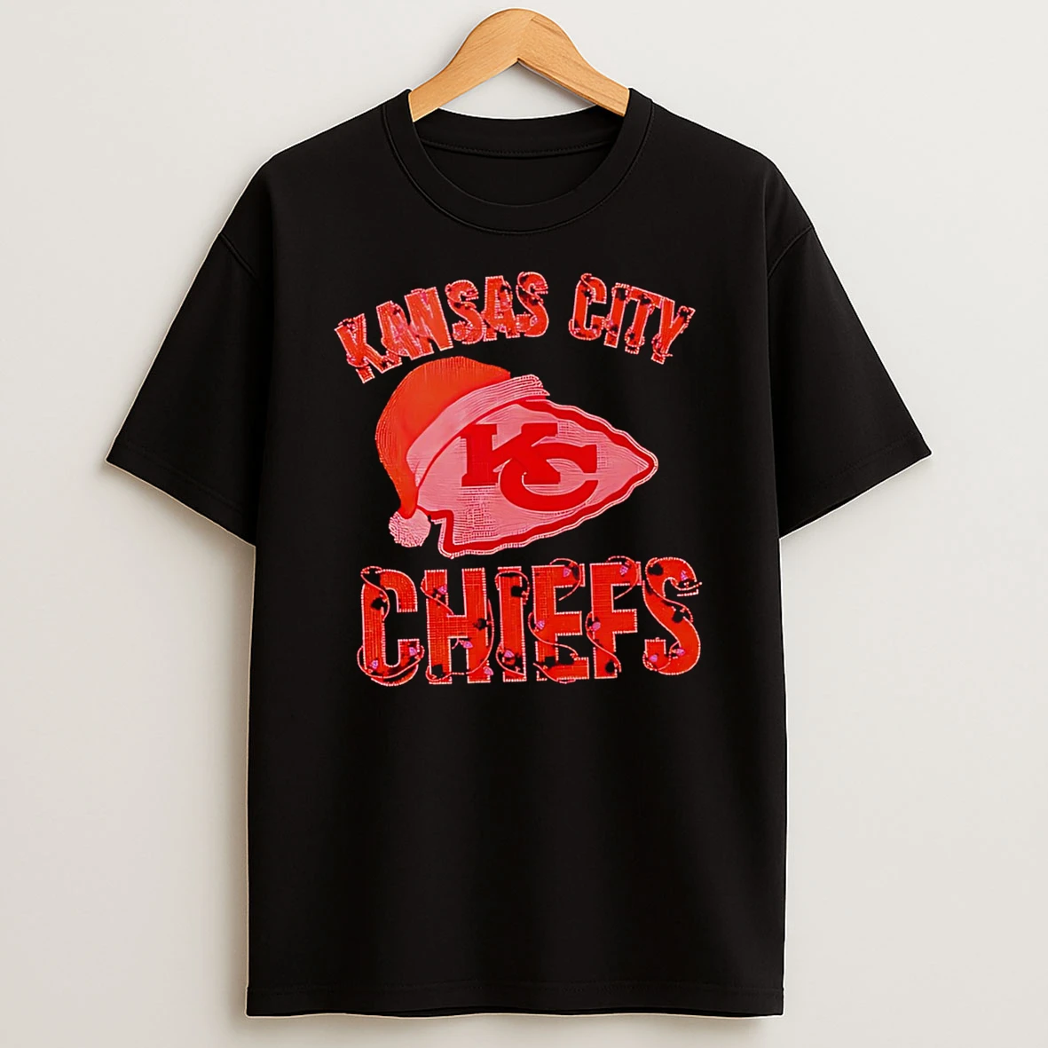 Kansas City Chiefs Holiday Studded With Stones Tshirt Hoodie