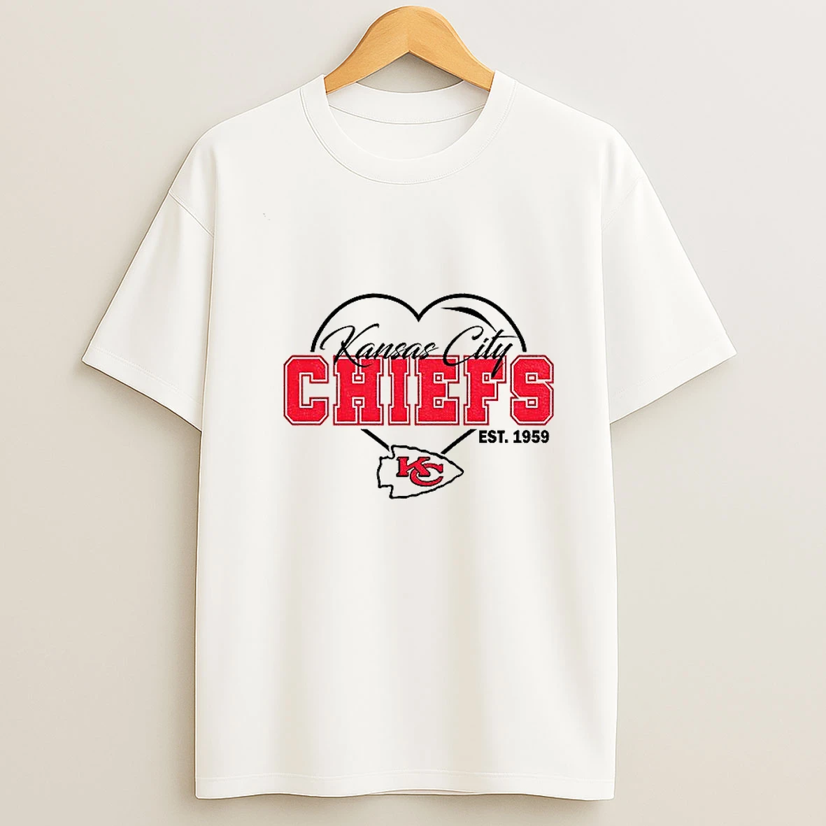 Kansas City Chiefs Love Est 1959 Nfl Football Gift For Fan Tshirt Hoodie
