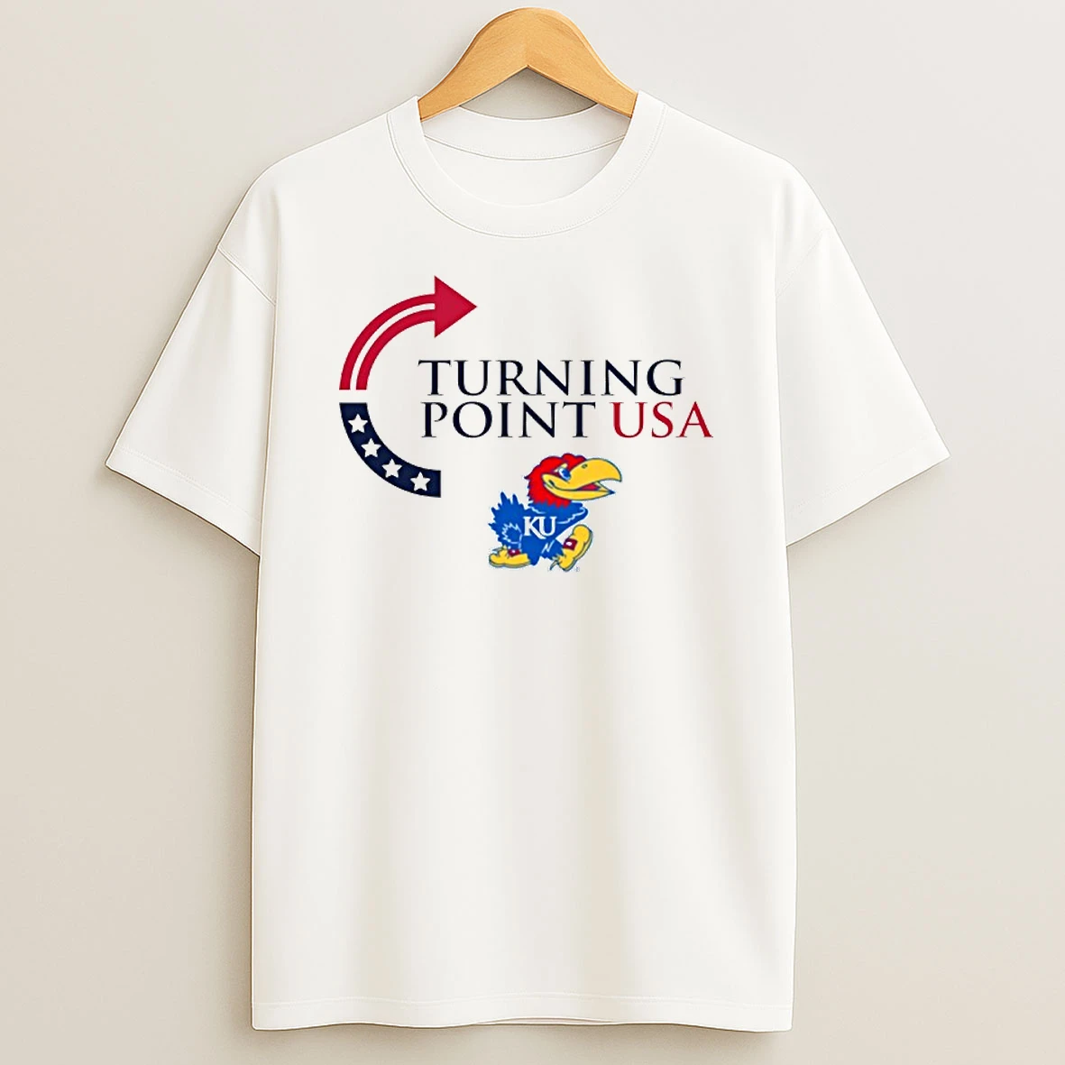 Kansas Jayhawks Turning Point Usa Tshirt Hoodie