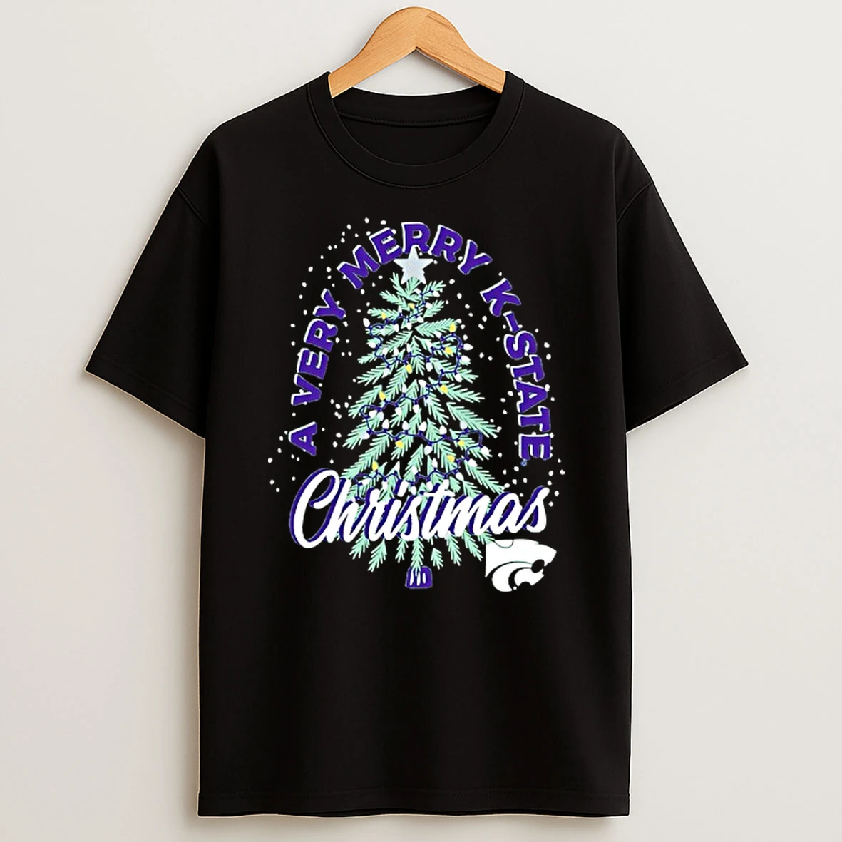 Kansas State Wildcats A Very Merry Arizona Christmas Tree Tshirt Hoodie