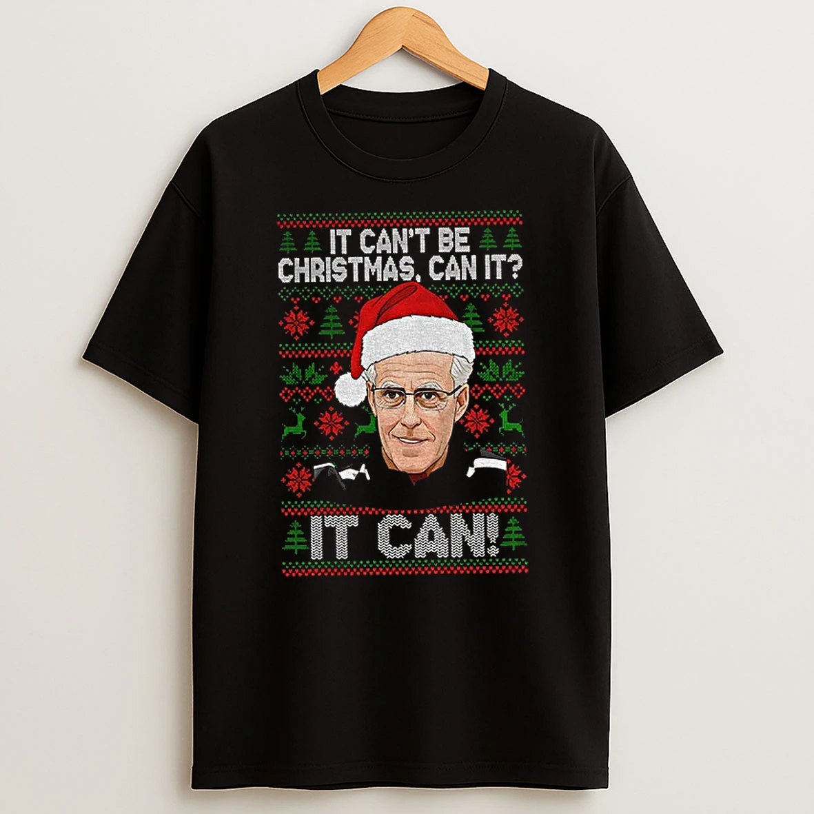 Keith Morrison Santa Hat It Cant Be Christmas Can It It Can Merry Christmas Tshirt Hoodie