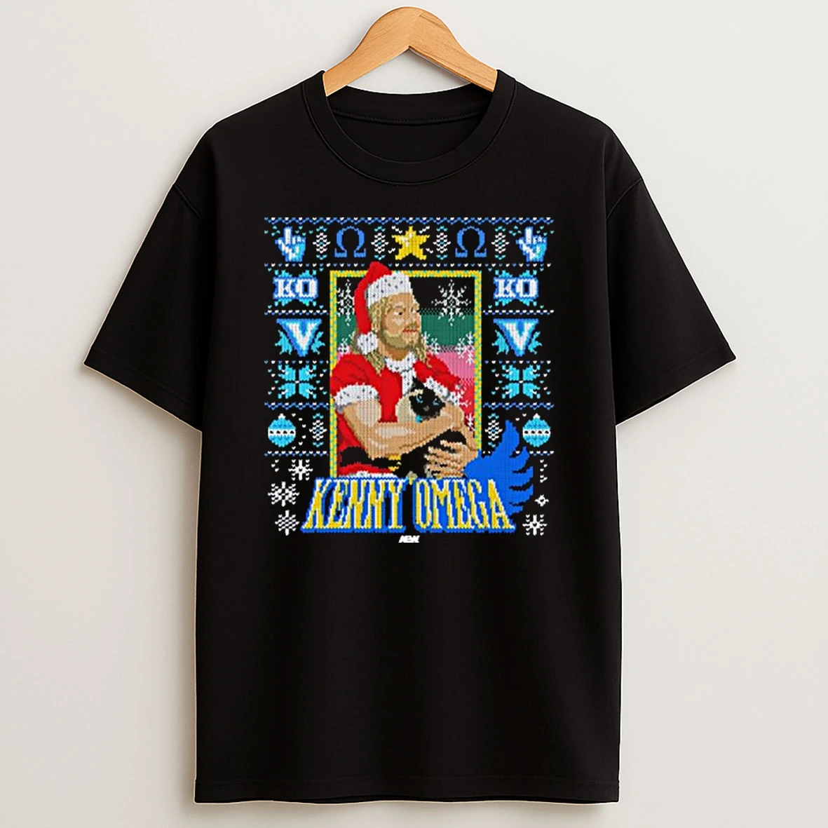 Kenny Omega Purrfect Christmas Holiday Ugly Christmas Tshirt Hoodie