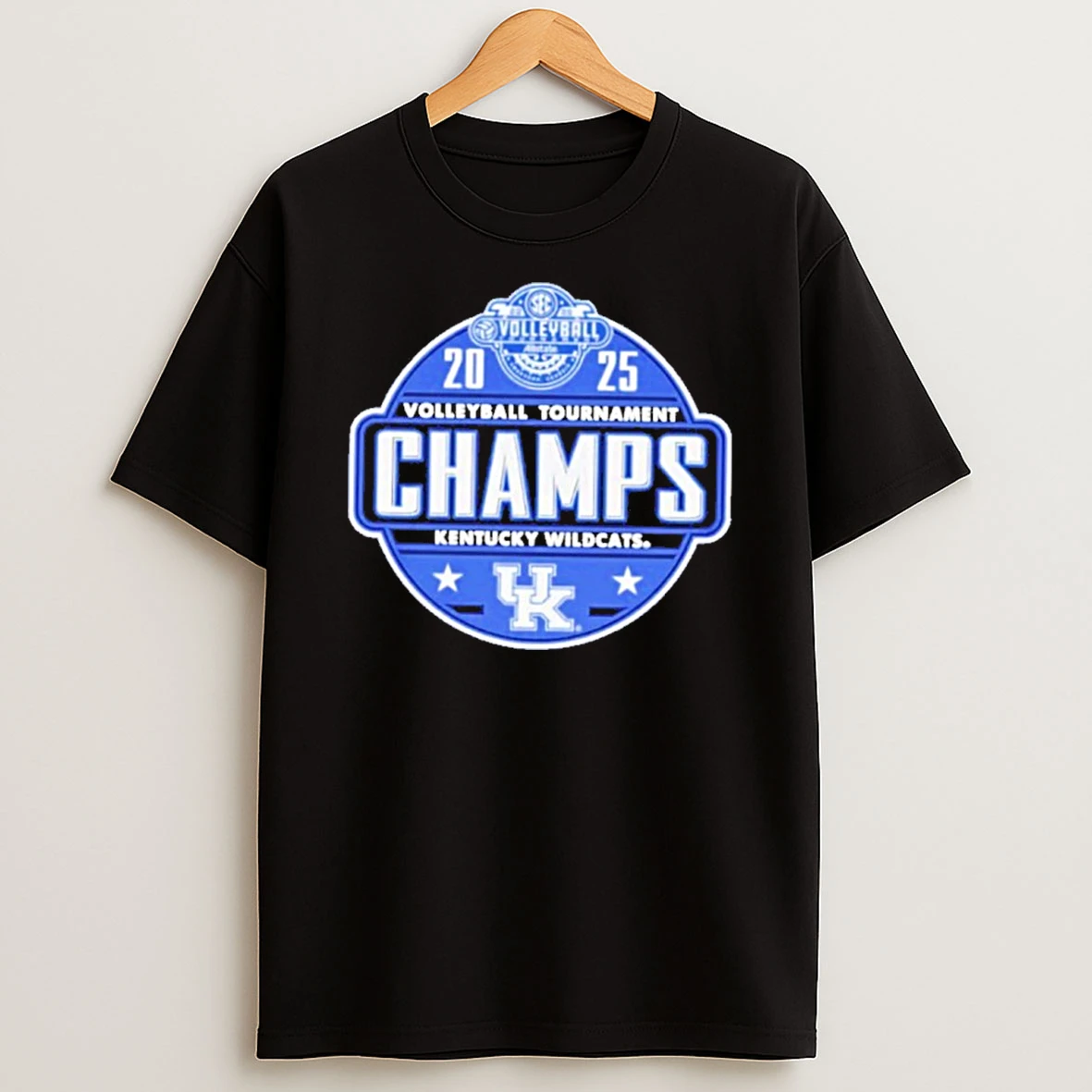 Kentucky Wildcats 2025 Sec Volleyball Tournament Champions Tshirt Hoodie
