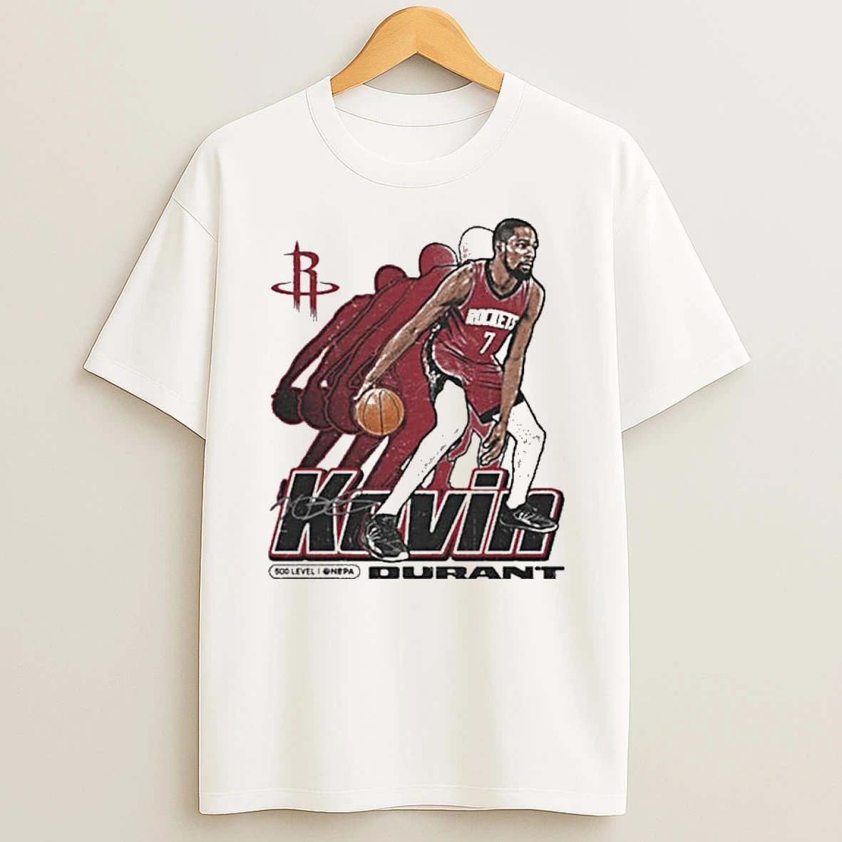 Kevin Durant Houston Rockets Retro Tshirt Hoodie
