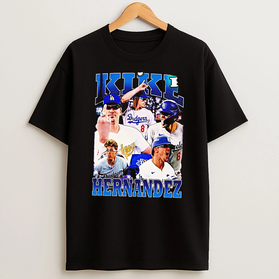 Kike Hernandez Los Angeles Dodgers Mlb Baseball Player Graphic Lover Tshirt Hoodie