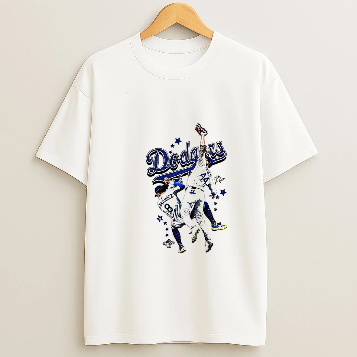 Kike Hernandez And Andy Pages Los Angeles Dodgers Mlb Baseball World Series Signature Tshirt Hoodie