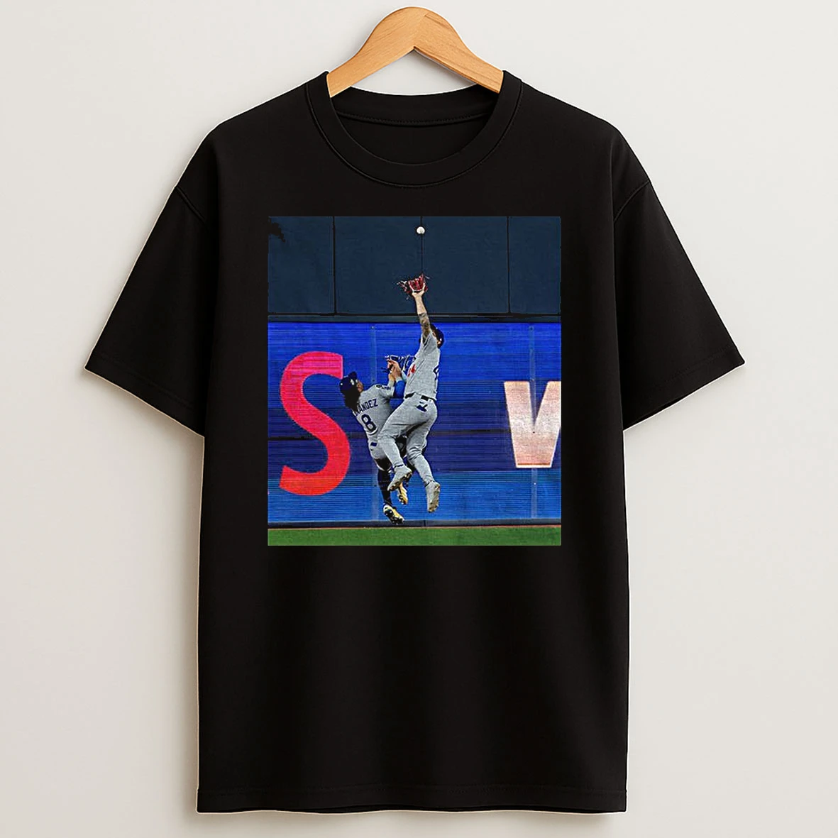 Kike Hernandez And Andy Pages Los Angeles Dodgers Catch The Ball Mlb World Series Tshirt Hoodie