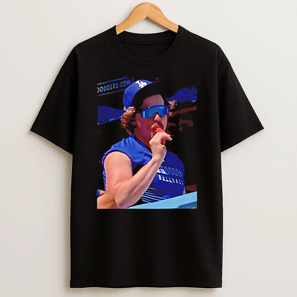 Kike Hernandez Popsicle Photo Los Angeles Dodgers Mlb Baseball Player Tshirt Hoodie