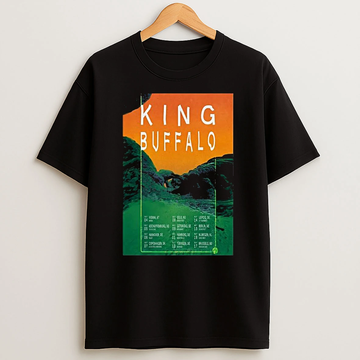 King Buffalo Tour Europe In May Of 2026 Tshirt Hoodie