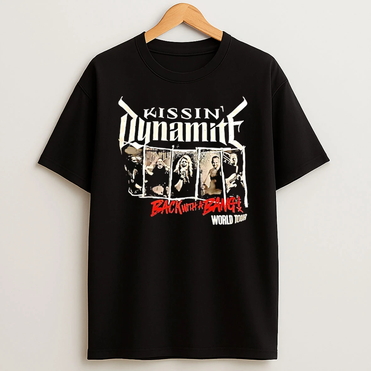 Kissin Dynamite Back With A Bang World Tour Tshirt Hoodie