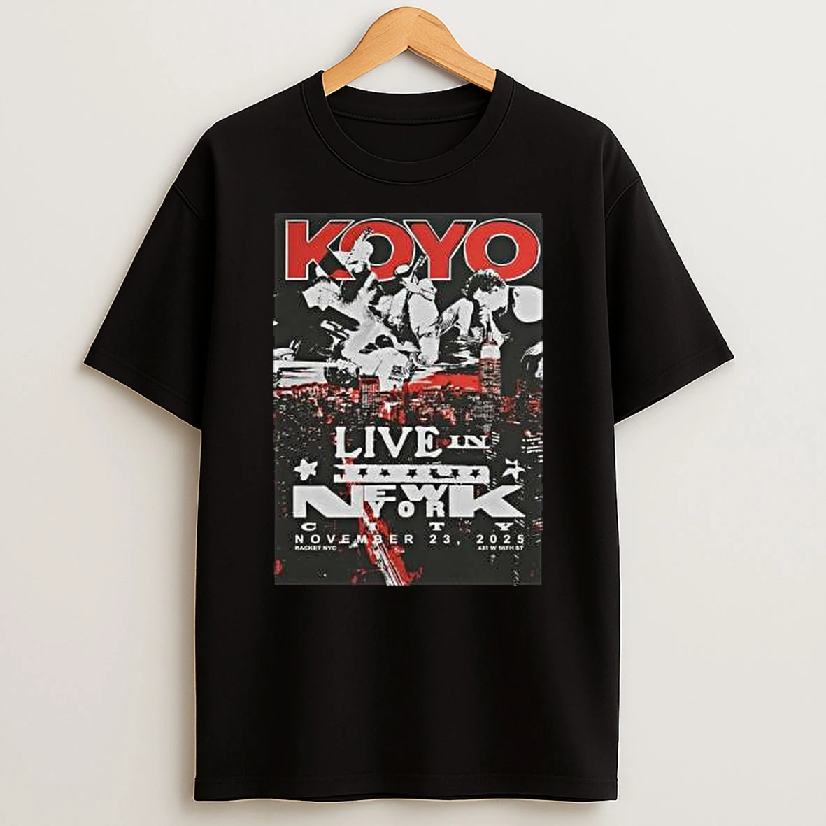 Koyo Lihc Show Racket Nyc November 23 2025 Tshirt Hoodie