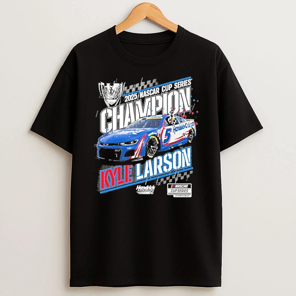 Kyle Larson 2025 Nascar Cup Series Champion Tshirt Hoodie