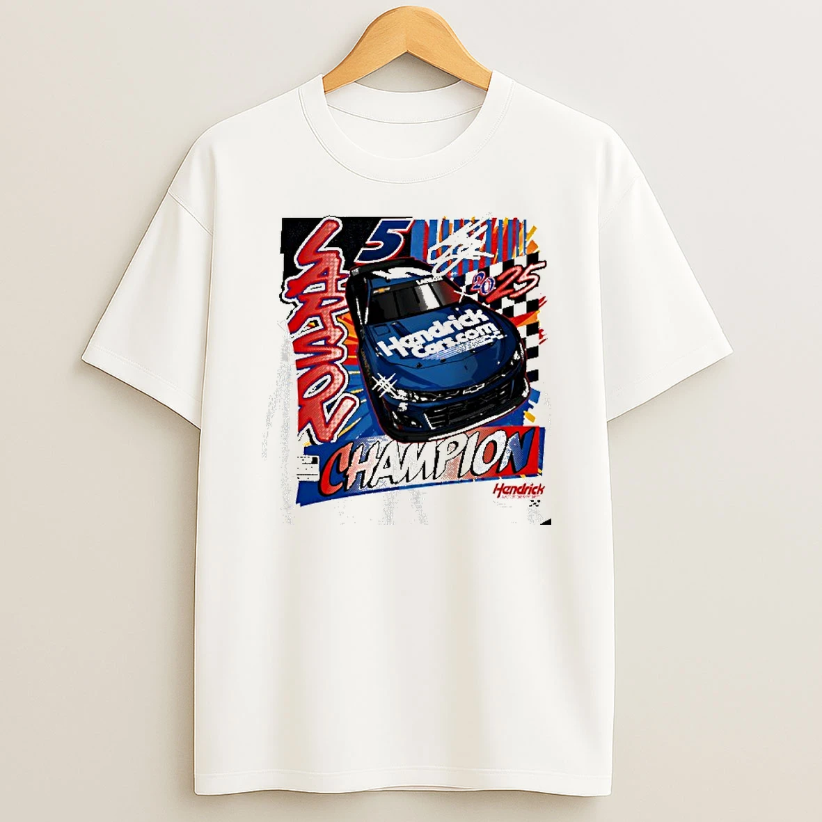 Kyle Larson 5 Nascar Cup Series Champion Car 2025 Hendrick Motorsports Tshirt Hoodie