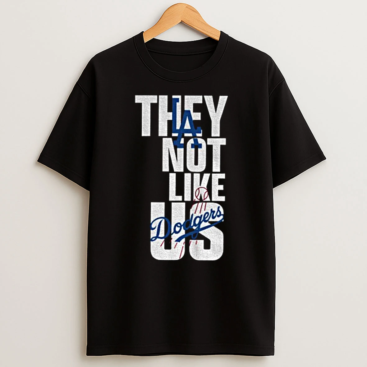 La Baseball Champion They Not Like Us Tshirt Hoodie