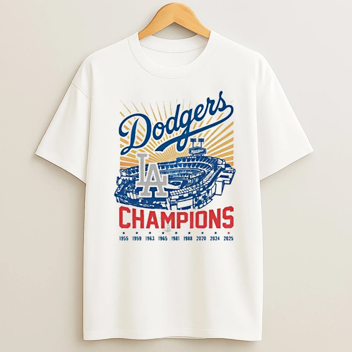 La Baseball Team Champions 2025 Tshirt Hoodie