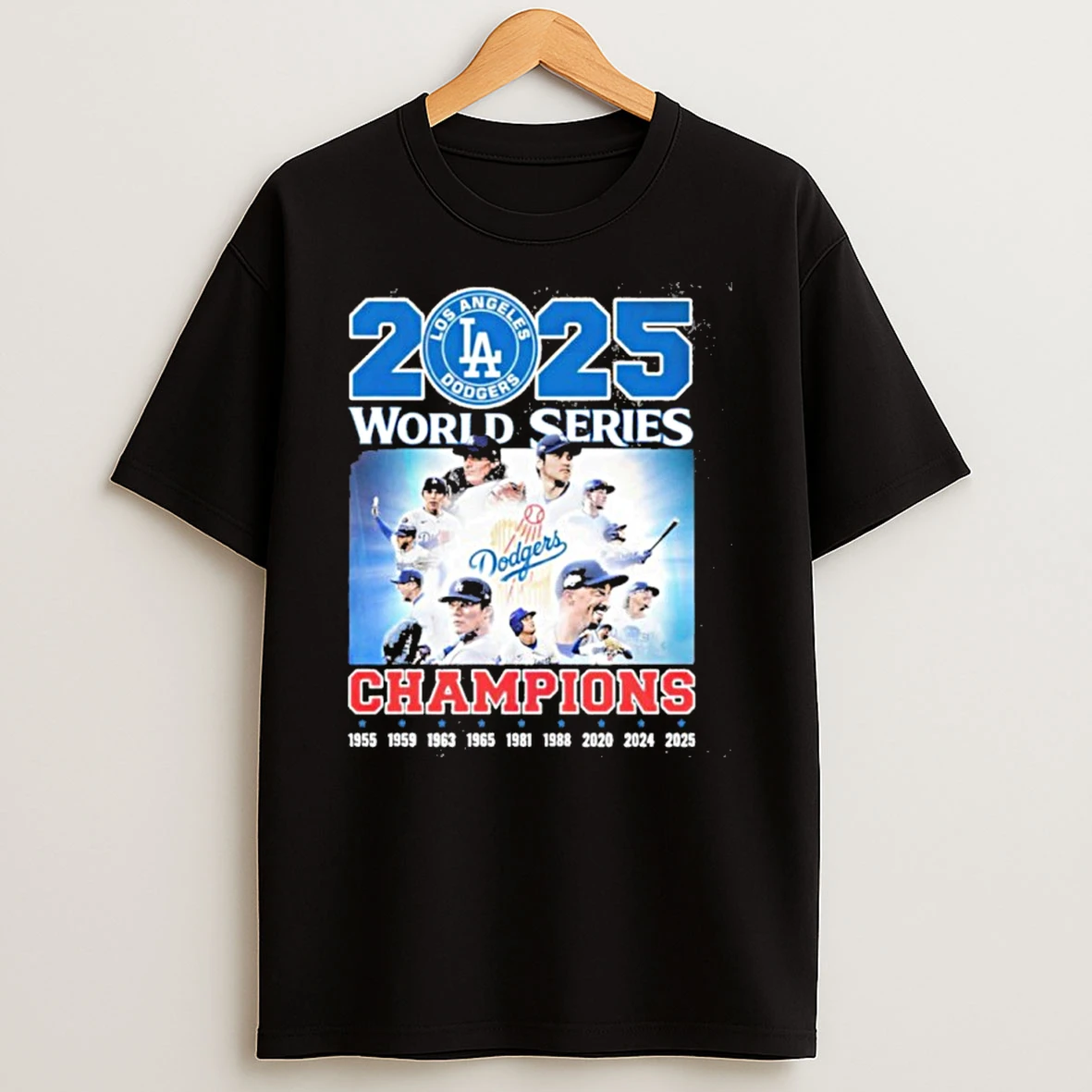 La Dodgers 2025 World Series Champions Tshirt Hoodie