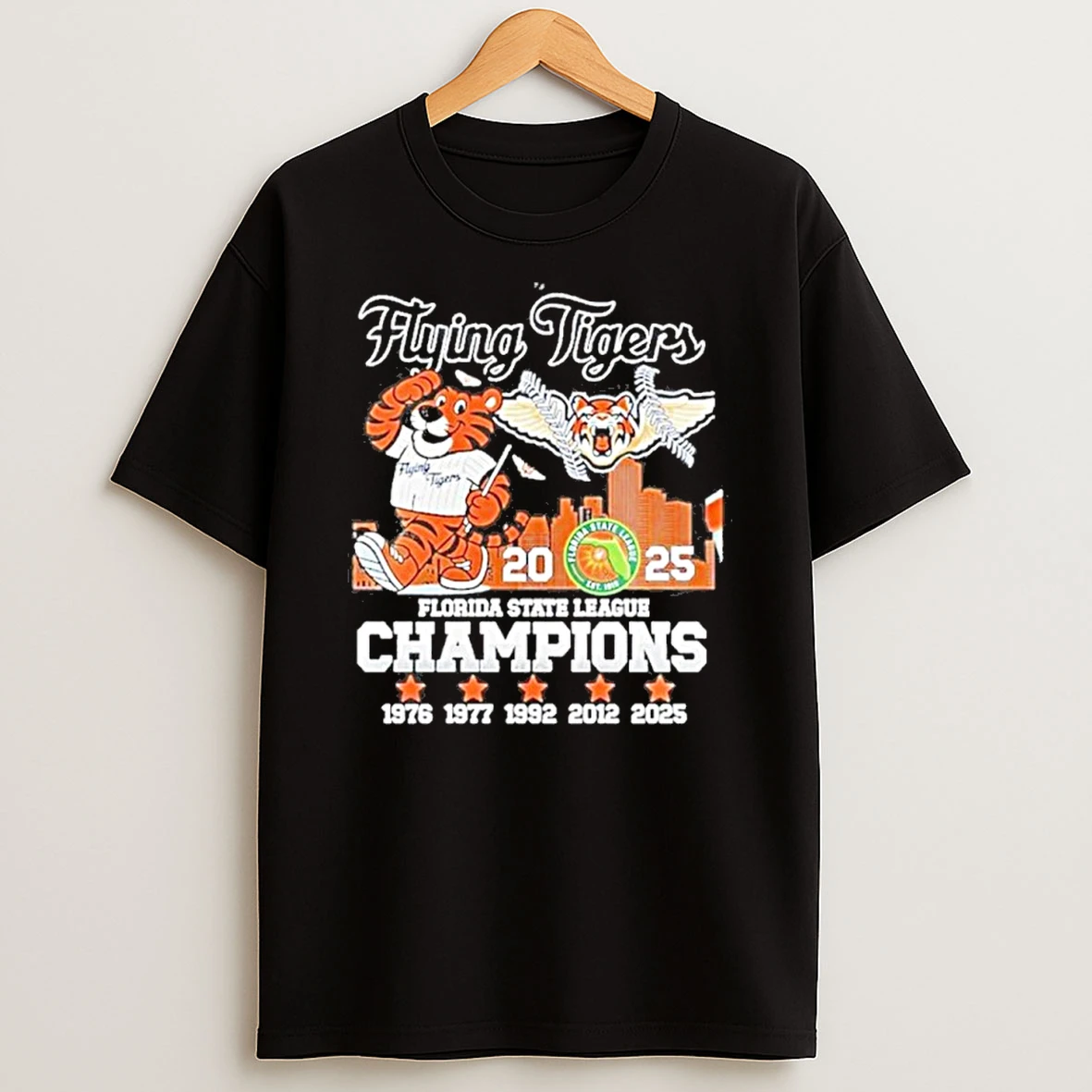 Lakeland Flying Tigers 2025 Florida State League Champions Tshirt Hoodie