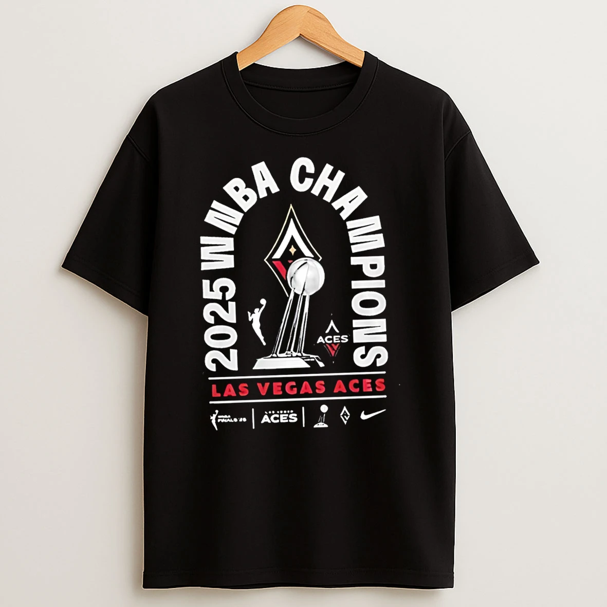 Las Vegas Aces Womens Basketball Champions Sign 2025 Tshirt Hoodie